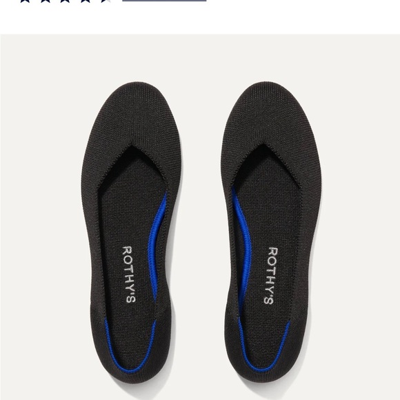 Rothy's Shoes - Rothy's Black Solid Flats